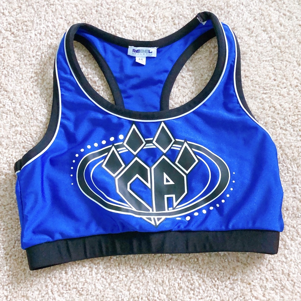 cheer athletics sports bra